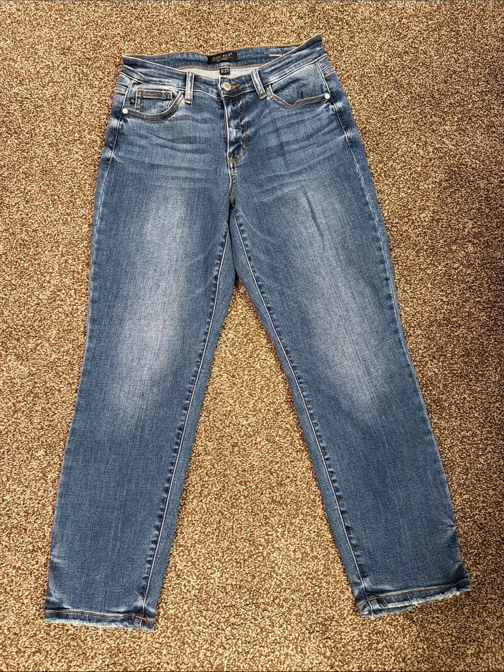 Judy Blue Medium Blue Boyfriend Fit Women's Jeans